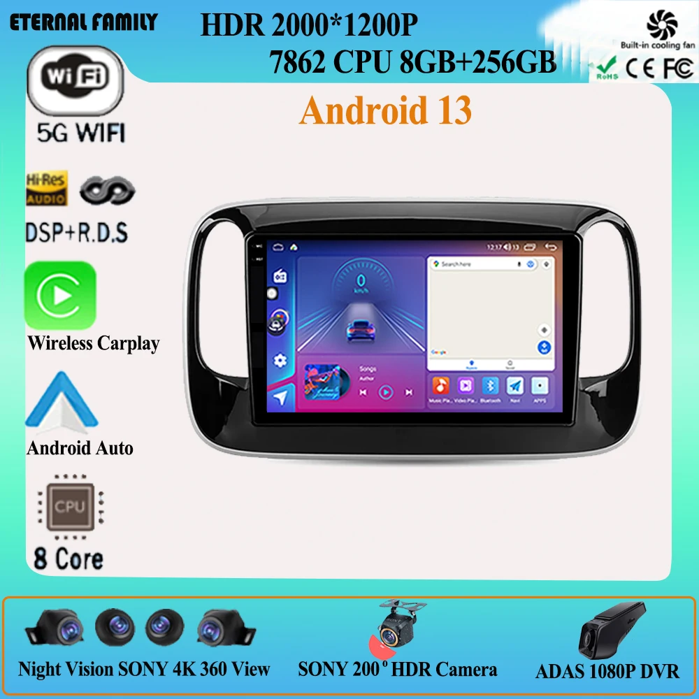 

Автомобильный радиоприемник Android 13 для GAC Trumpchi GS3 GE3 2017-2021, навигация GPS, стерео, Автомобильный мультимедийный проигрыватель, экран 2din, BT, 5G, Wi-Fi