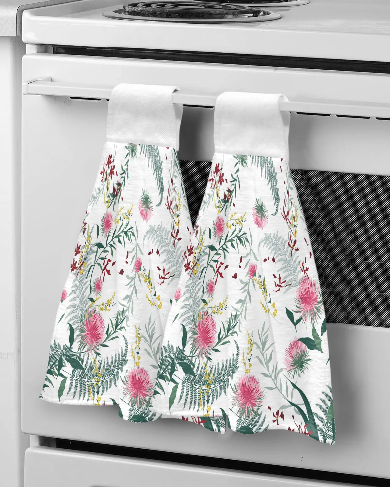 

Детское полотенце для рук, впитывающее мягкое кухонное полотенце в виде лепестков, цветов, Листьев, веток