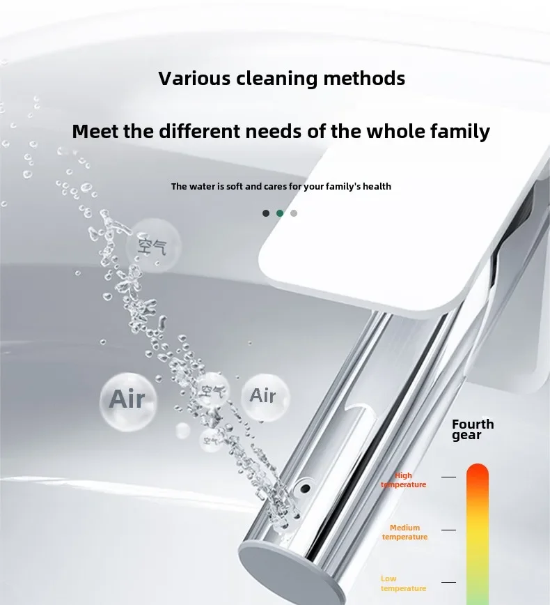 Toilet Seat Accessories Intelligent Remote Control Toilet Lid Dryer Water Wind Temperature Universal Toilet Lid For Bathroom Smart Constant Temperature