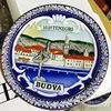 12CM European American TV Restaurant Background Wall Decoration Ceramic Plate Mediterranean Home Decor Tourist Souvenir Sunchamo 4