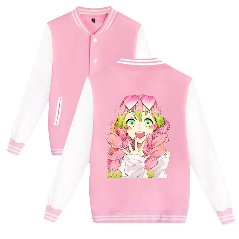 New Zenin Maki Printed Baseball Uniform Jackets Fashion Women Men Streetwear Hip Hop Jacket Autumn Winter Men Coat