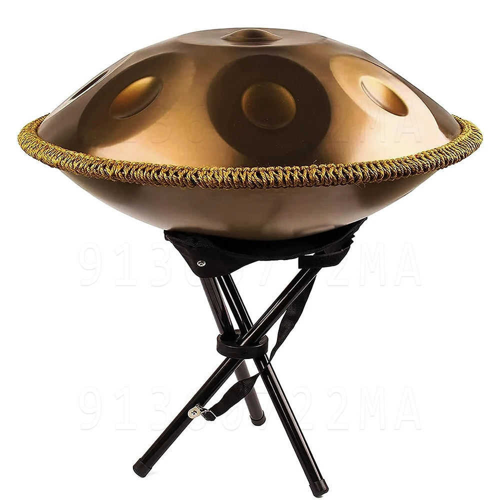 432Hz/440Hz 12 note handpan drum instrument D minor 22 inch tambor yoga music drum for beginners meditation steel tongue