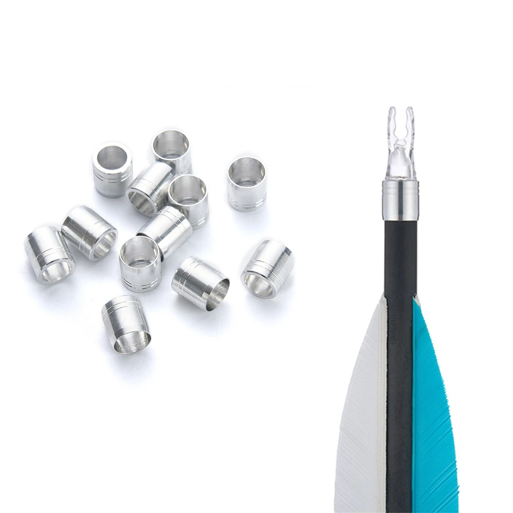 

50 шт., карбоновое кольцо для стрельбы из лука, 7,6 мм