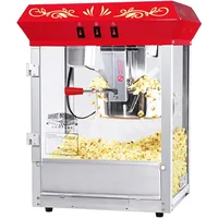 8 Ounce Professional Electric Popcorn Cart Red Countertop Foundation Popcorn Popper Machine 17 X 14 X 24 Inches Popcorn-machine 1