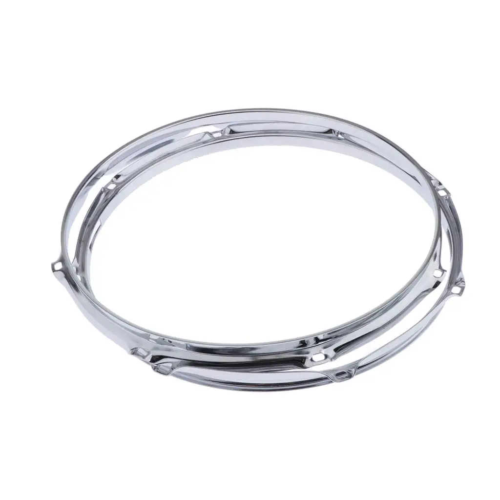 

Die Cast Snare Drum Hoop Set Pair 13" 8-Hole 1.2mm Thickness Chrome