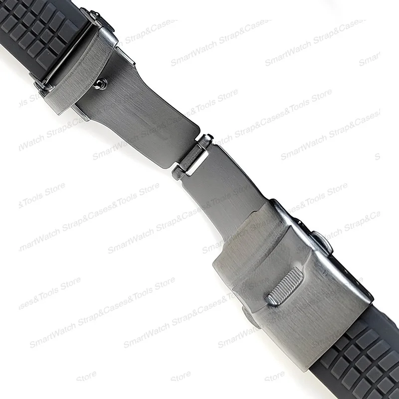 Universal Quick Release Soft Silicone Watch Strap - Adjustable Waterproof Band