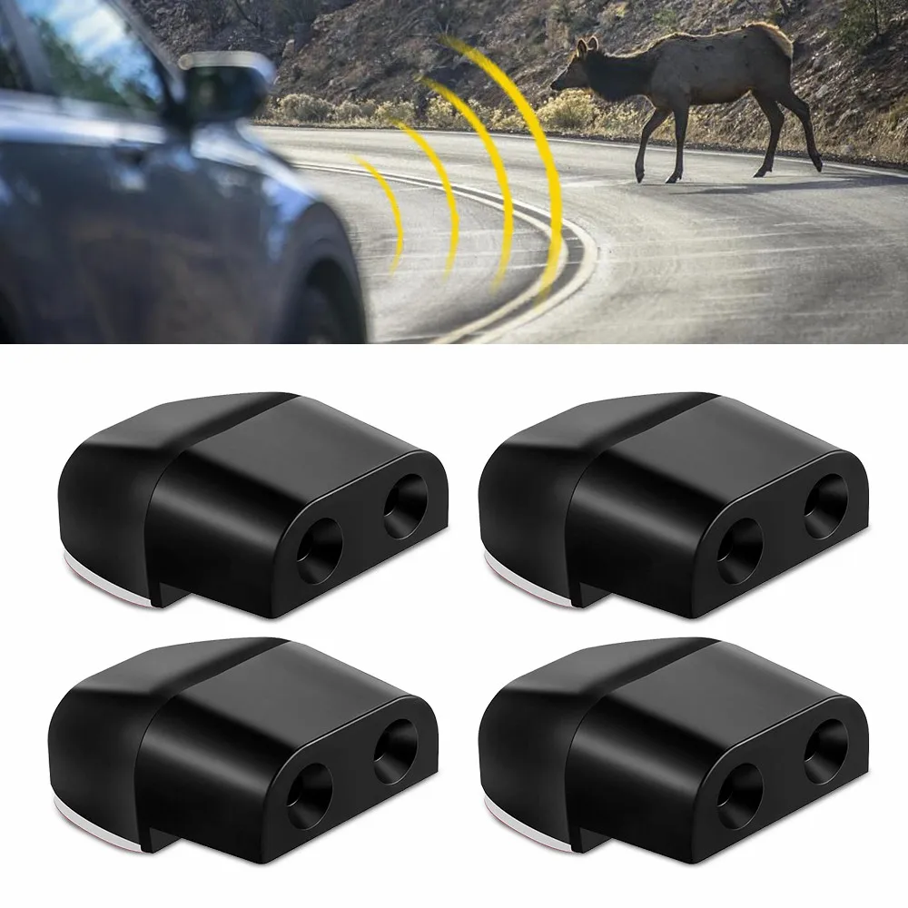 Deer Warning Whistles Device Deer for Car Auto Motorcycle Save Animal Alert Repelling Ultrasonic Whistles Mini Waterproof 4Pcs