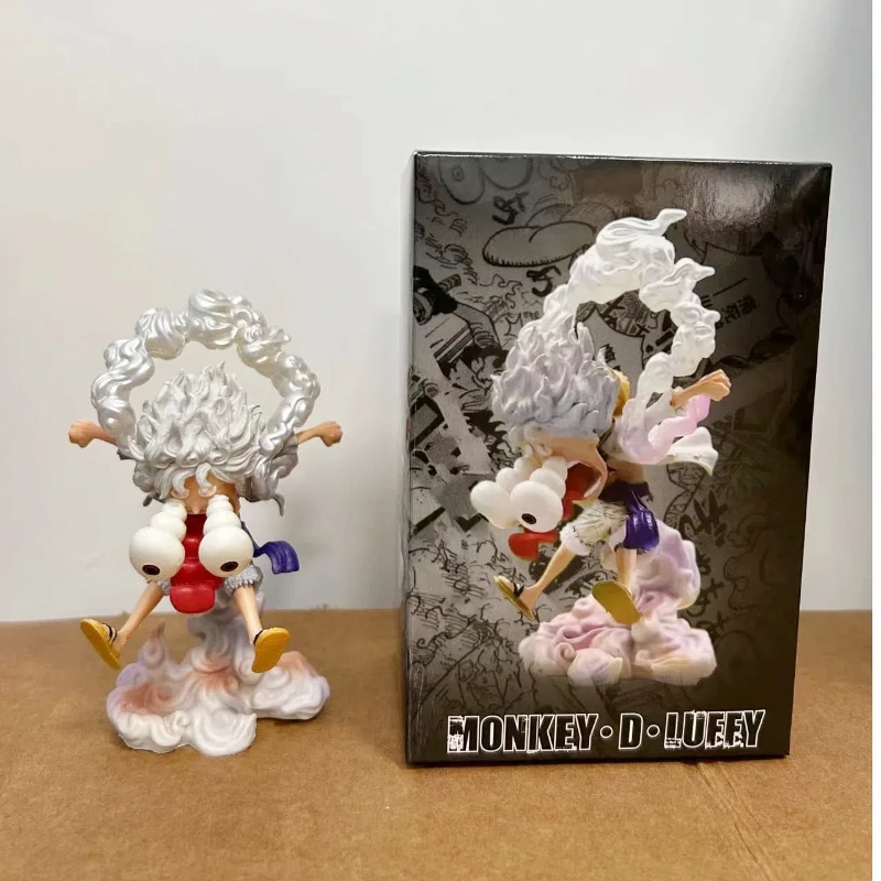 

Слитная аниме игрушка SD Ника Луффи 5-е снаряжение качающаяся фигурка движущаяся кукла 11 см ПВХ Серия Модель креативная забавная ручная работа Подарочная игрушка