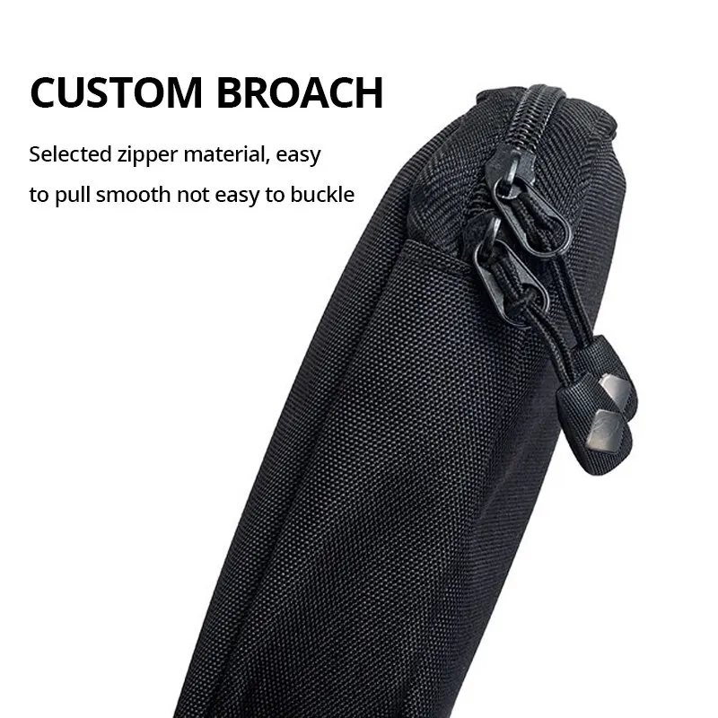 1pc Black Green Storage Bag Electronic Accessory Organizer Portable Usb Data Cable Charger Plug Travel Waterproof Organizer - 4