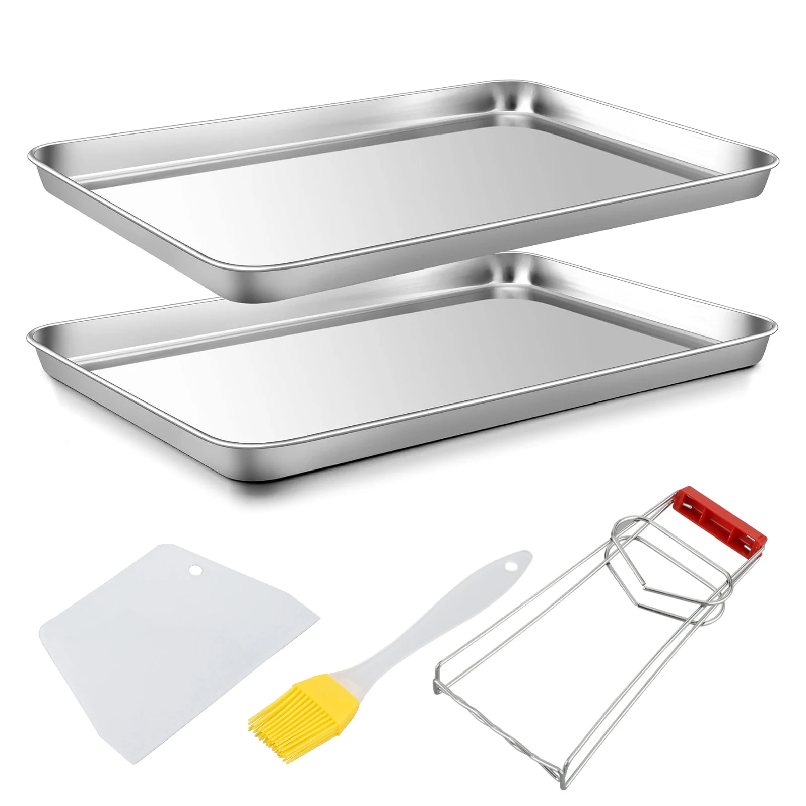 

Made With Stainless Steel Sturdy And Durable Cookie Sheet For Long-lasting Convenient And Practical