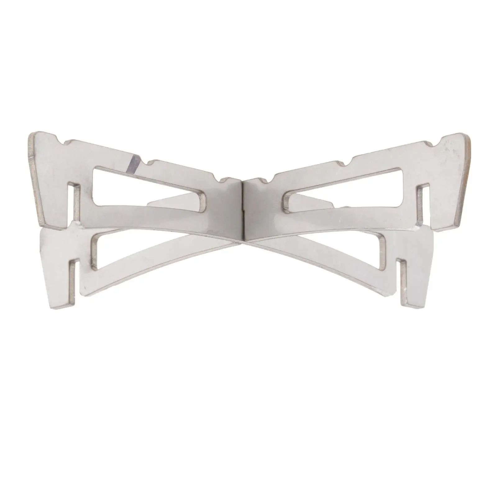Alcohol Stove Cross Stand Foldable Ultralight Support Stand Stove Shelf Holder Burner Stand Stainless Steel for Picnic Travel 6