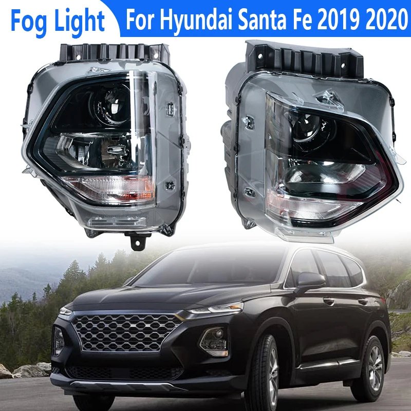 

Галогенная противотуманная фара в сборе для Hyundai Santa Fe 2019 2020, передний бампер, указатель поворота, 92102S2000 92101S2000