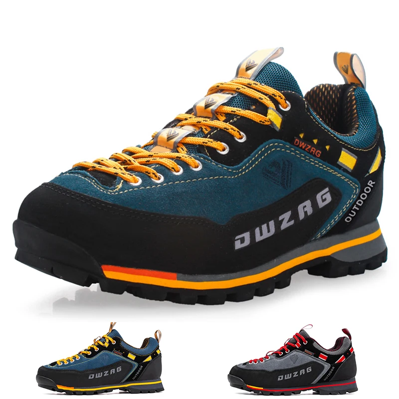 Hiking Boots Men Waterproof Men's Trekking Shoes Outdoor Boots Women Hiking Hunting Shoes Breathable Trekking Sneakers C