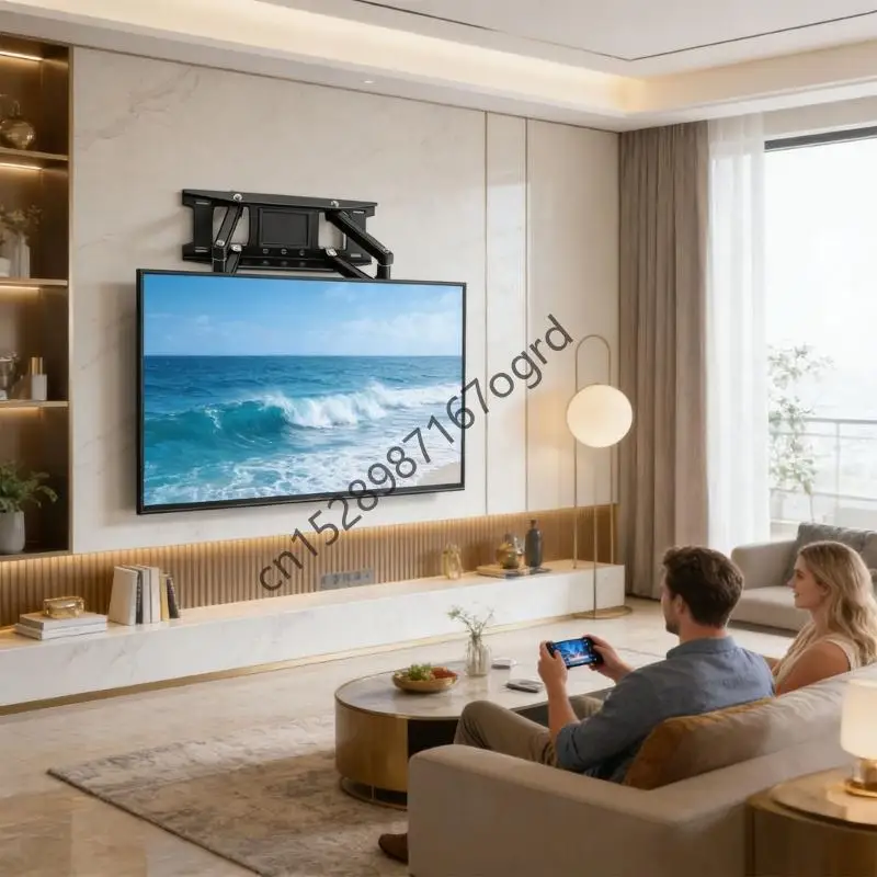 공간 절약 634A를 위한 유연한 계획과 강력한 금속 건물을 갖춘 3280피트 LCD 디스플레이용 확장형 회전 벽 마운트