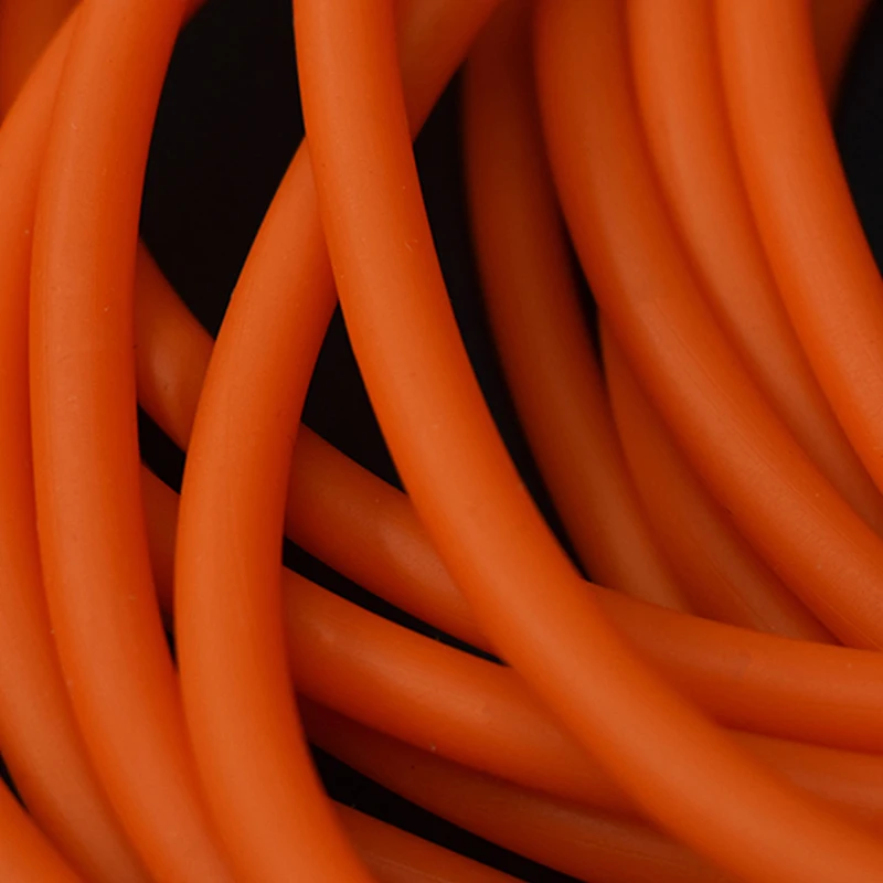 Natural Latex Slingshot Rubber Tube 1/2/3/5M 2mmX5mm Diameter High Elastic for Hunting Shooting latex slingshot tube