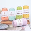 3mm sequin pure cotton thread fashion sequin yarn diy hand knitted fine wool hand knitted worsted crochet thread shawl 2