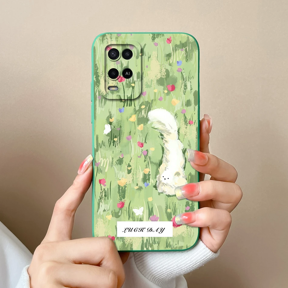 Cute Simple Design Full Protection Soft Liquid Silicone Phone Case