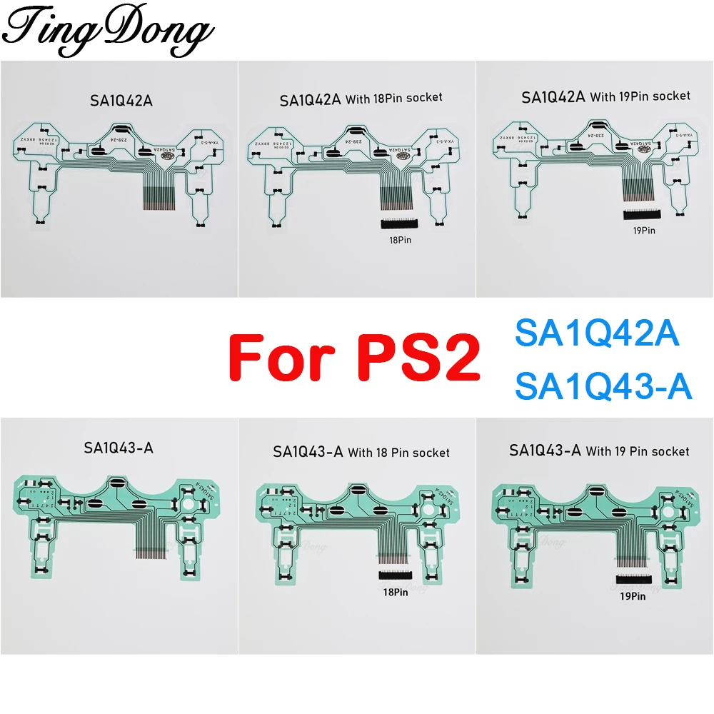 Ps2 Front Button Ribbon For PS2 Ribbon Circuit Board Film Conductive Film For PS2 SA1Q42A ...