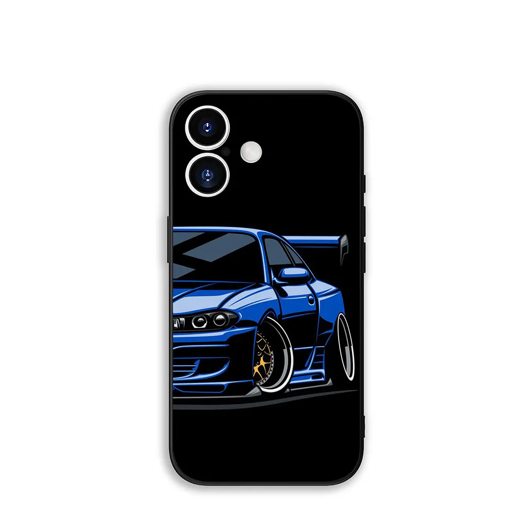 Supercar Cartoon Protective Phone Case - Vibrant Design Phone Cover