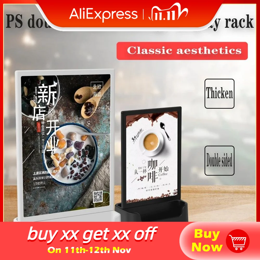 

1pcs Ps Acrylic Plexiglass Table Card Display Stand Photo Frame with Base Acrylic Table Card Sign Part Tool Kits for Wedding