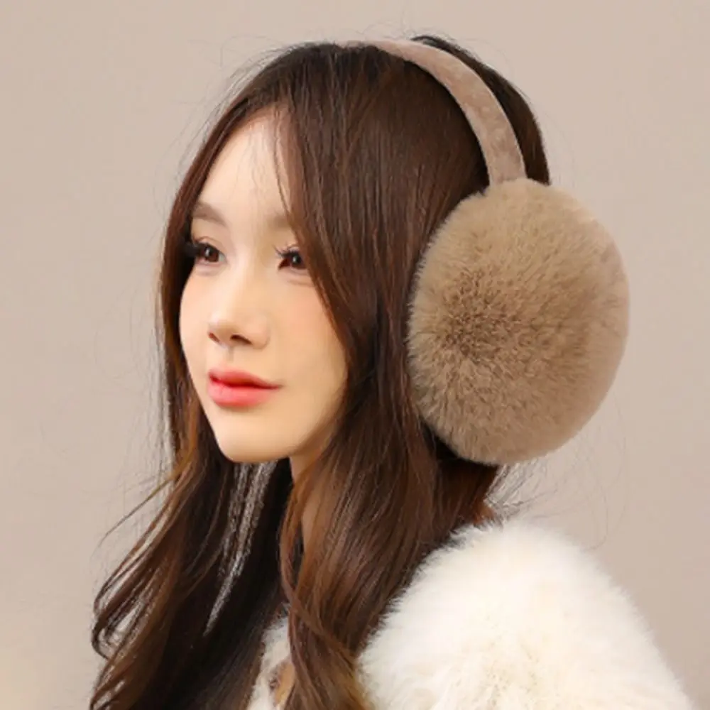 Fashion Ear Warmer Collapsible Thickening Ear Cover Keep Warm Anti-Freeze Winter Earmuffs for Women Girls