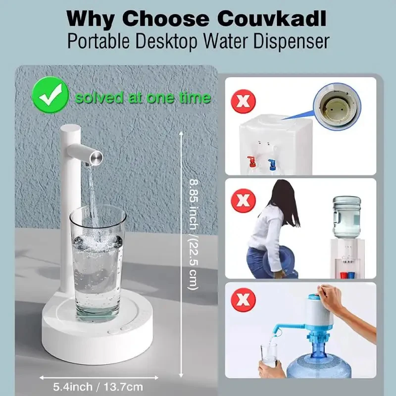 Automatic Smart Electric Water Bottle Dispenser