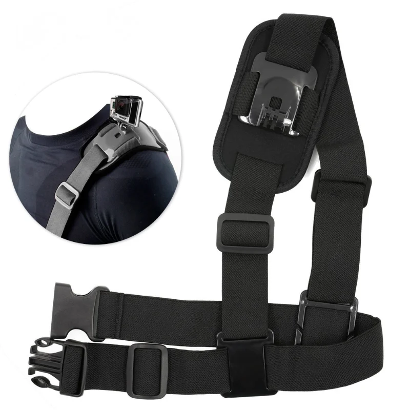 

Backpack Fixing bracket Rotation Shoulder Strap Mount For GoPro Sports Camera Strap Accessories Quick Carry Shoulder Sling Belt