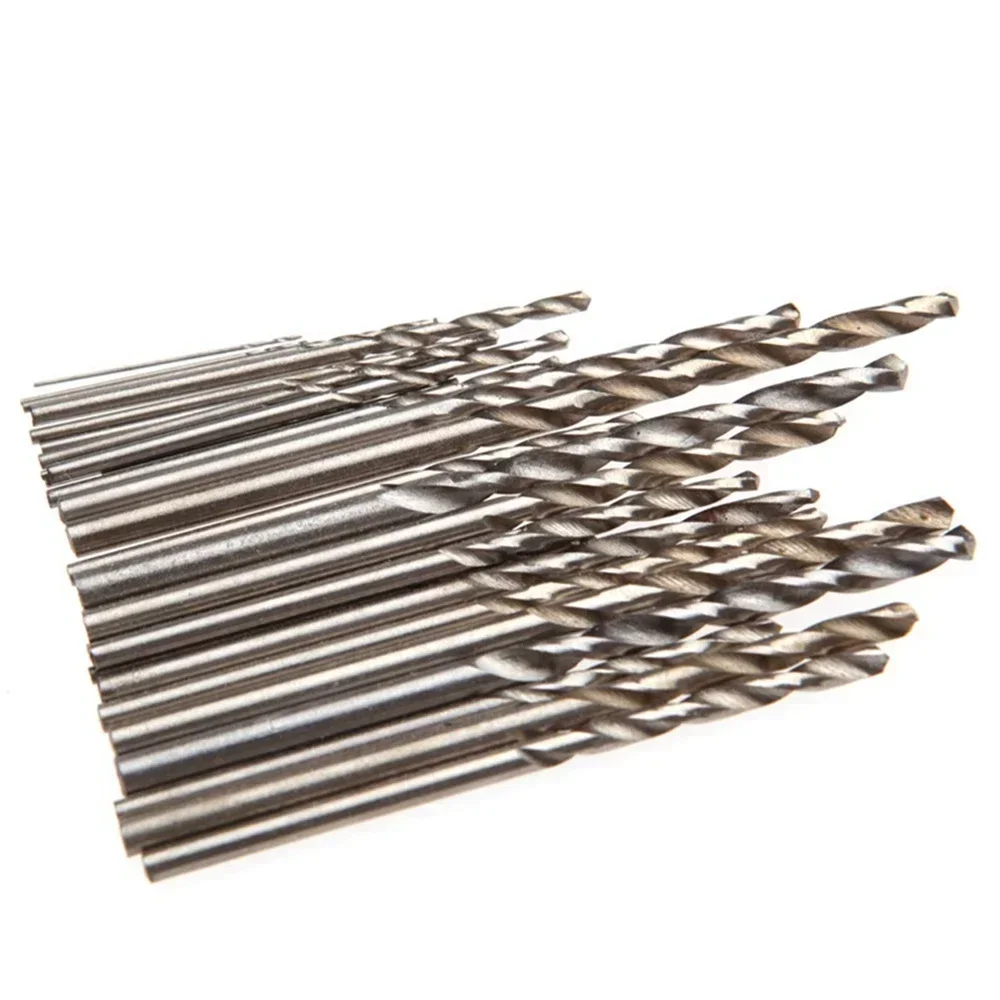 Micro HSS Twist Drill Bits Straight Shank Auger Bits For Electrical Drill Optional 1 1.5 2 2.5 2.8 3 3.2 3.5 4 4.5 5 Mm 10Pcs drill bits