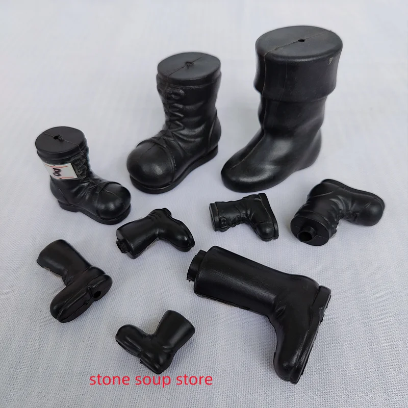 Mini Santa Claus Plastic Boots Christmas Decorations Blowing Shoes DIY Craft Ornament 28 Styles 3-15cm 1-10Pairs