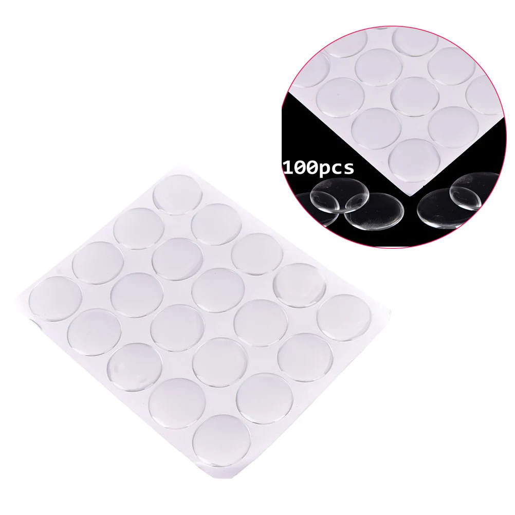 100 stücke/blatt 25mm Klar Epoxy Aufkleber Runde Dome 3D Kristall Harz Selbstklebende Patch Punkte Label Für flasche Caps Handwerk DIY