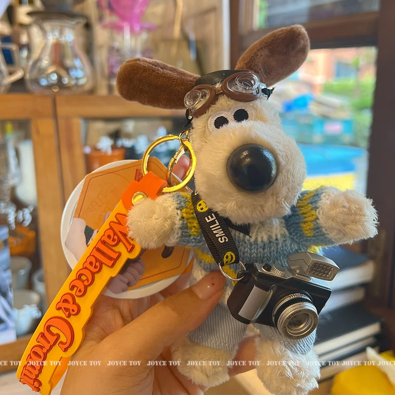 Wallace & Gromit マッグロウ　ミニキーチェーン Can Change Clothes Wallace&Gromit Plush Key Chain Gromit Dog Plush
