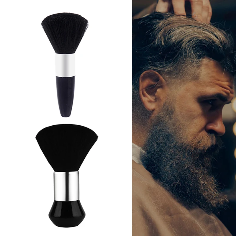 

1PC Soft Neck Face Duster Barber Black Beard Brushes Hair Cleaning Hairbrush Salon Cutting Hairdressing Styling Makeup Tools
