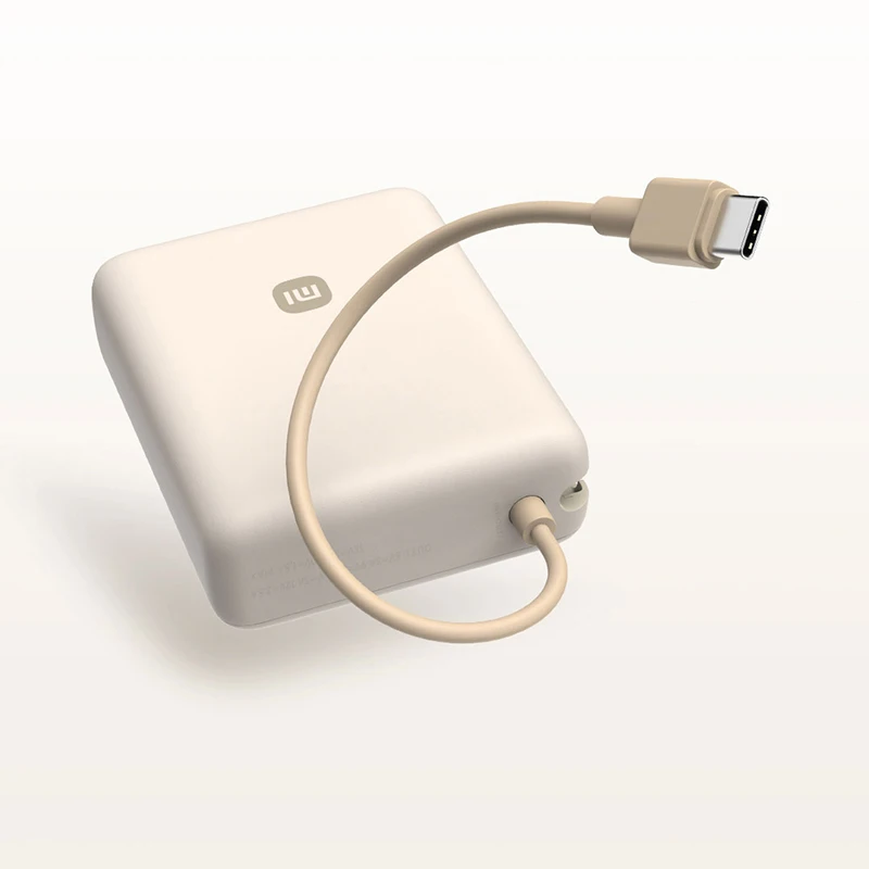 Xiaomi Power Bank 10000mAh 33W PB1033MI USB-C Two Way Fast Charging Portable Powerbank Built-in Cable Support PD3.0 PPS Apple2.4 5