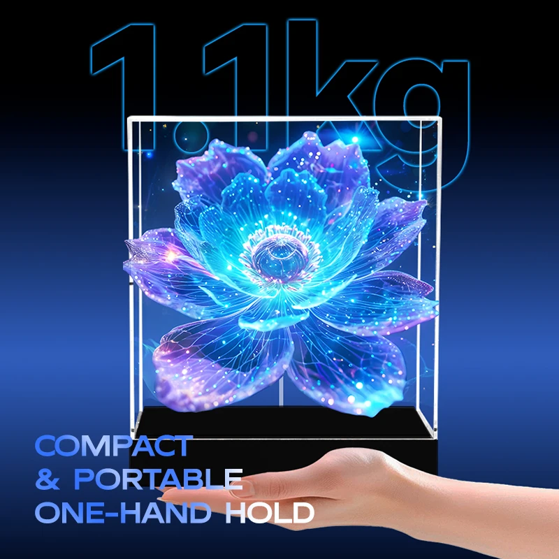 3D ホログラフィック ファン LED ライト ディスプレイ ボックス