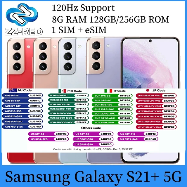 Samsung Galaxy S21 Plus S21 5g G996u1 6 7 Rom 128 256gb Ram 8gb Snapdragon 888.jpg
