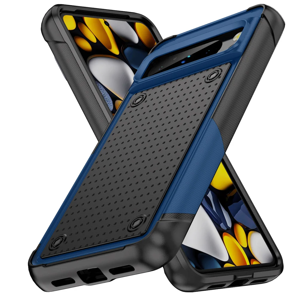 Luxury Military Grade Armor Shockproof Phone Case - Heavy Duty Full Protection PC+TPU Cover Bumper