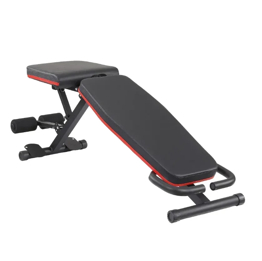 Dumbbell Stool Folding Sit Up Assist Device Fitness Equipment Home Chair Multifunctional Exercise Board Bench Press for Men