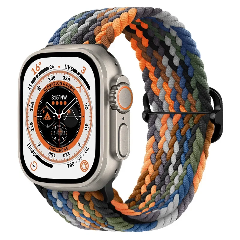 Versatile Sports Nylon Strap for Smartwatch - Comfortable Wristband in Assorted Sizes