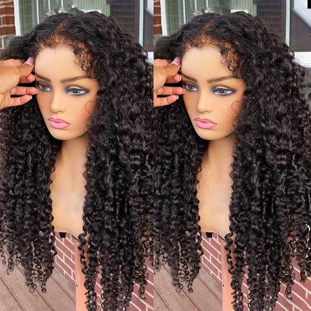  GUSYBG Human Human Lace Front Hair Wig Glueless Hair Curly wig  Hair with Closure Loose Wave lighten deals of the day : Beauty & Personal  Care