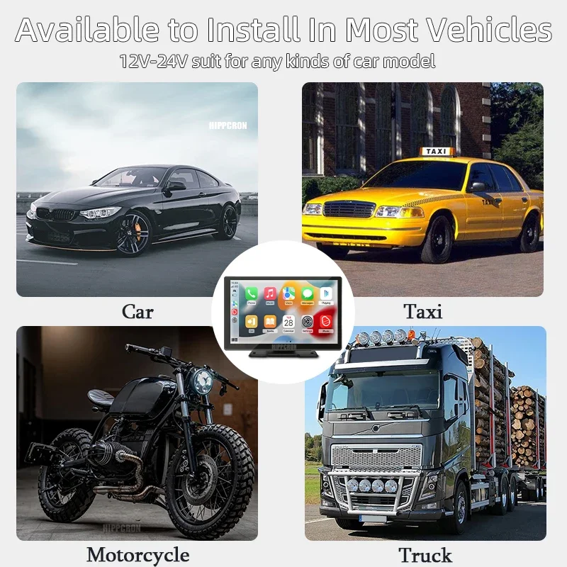 Wireless CarPlay 9 inch Android Auto Car Radio Multimedia Video Player IPS Touch