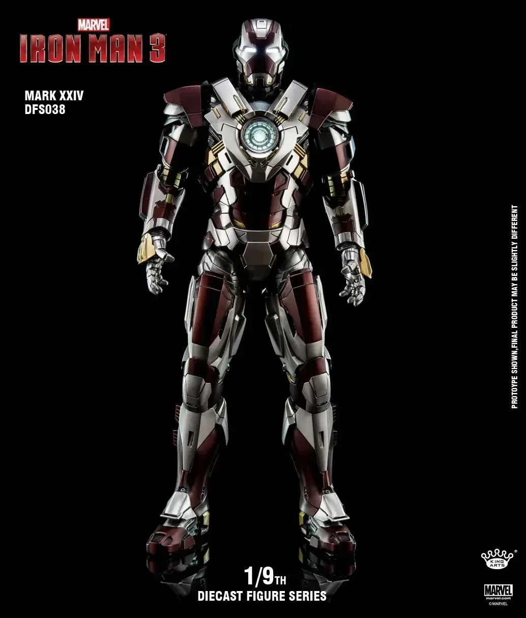 

Hot Marvel Original Iron Man Kingarts Ka 1:9 Complete Mk8 Mk9 Mk11 Mk12 Mk13 Mk14 Alloy Figure Assembled Collectible Model Toys