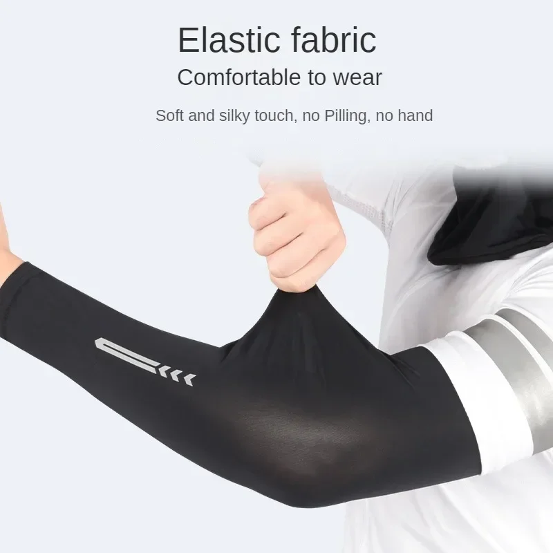 1Pair Cool And Breathable UV Protection Running UPF 50+ Arm Sleeves Fitness Basketball Elbow Pad Sport Cycling Outdoor sun protection arm sleeves,arm sleeves,cooling arm sleeves
