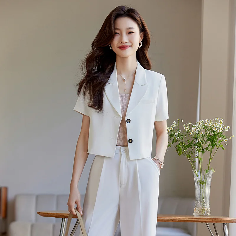 

Small Suit High-Grade Female2024New This Year's Popular Temperament Younger Fashion Two-Piece Suit