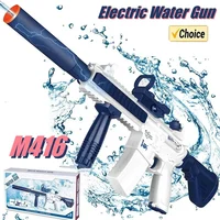 M416 Water Gun Electric Automatic Water Guns Toys Glock Summer Beach Swimming Pool Beach Party Game Outdoor Water Toy for Kids 2