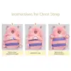 Baby Head Protection Backpack - Soft & Comfortable, Cute Cartoon Design, Pink Butterfly 3