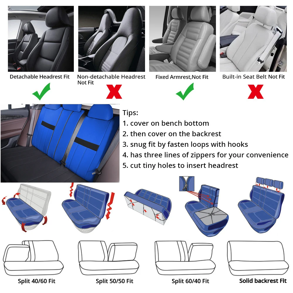 Einzigartige Gradienten Design Auto Sitzbezüge 5-Seaters Mit Airbag  Kompatibel Universal Auto Seat Protector Für Suzuki Swift Für Nissan -  AliExpress