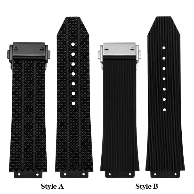 Watchband for HUBLOT BIG BANG Silicone 25*19mm 24*17mm