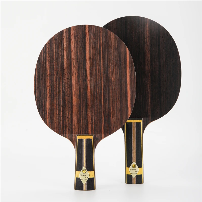 Stuor BLACK GOLD Violent Ebony YELLOW Carbon  Built-in  Inner Table Tennis Blade Ping Pong Racket Fast Attack High Elasticity