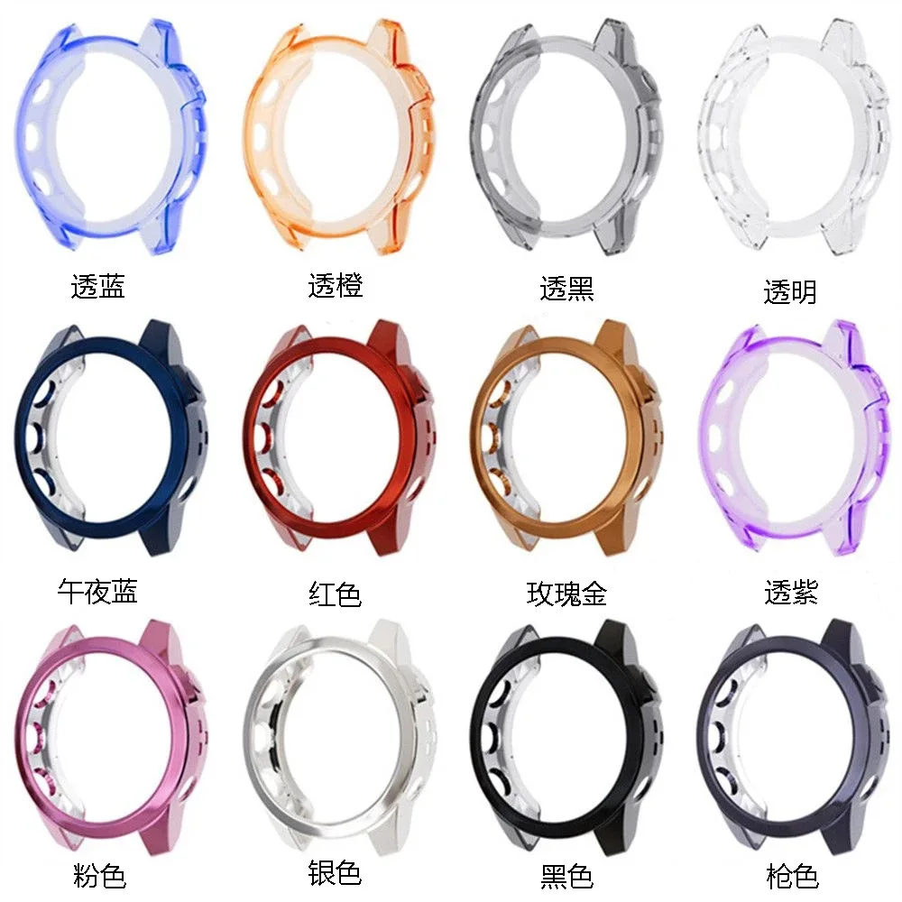 Garmin Fenix 7 7S 7X Ʈ ð  TPU ȣ ̽ Ŀ Clear Colorful Soft Protector Epix Pro 51mm 47mm 42mm Ŀ 