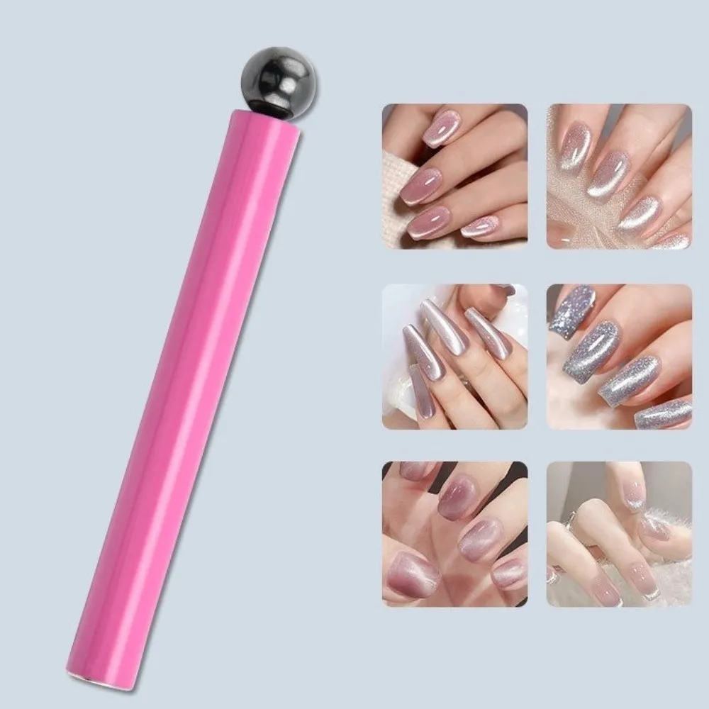 Portable Nail Magnetic Stick Durable Nail Design Tools Cat Eye Nail Glue Magnetic Iron Rod Multifunctional Nail Magnet Pens
